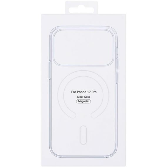 Чохол Clear Case (AAA) with MagSafe and Animation для Apple iPhone 17 Pro, Clear