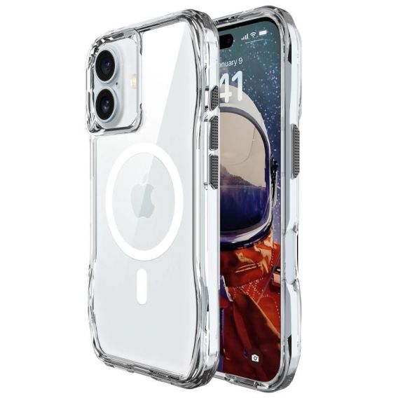 Чохол TPU Space Octagon with MagSafe для Apple iPhone 16, Clear