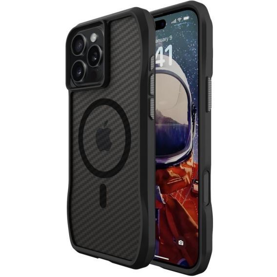 Чохол TPU Space Octagon with MagSafe для Apple iPhone 16 Pro Max, Carbon Black