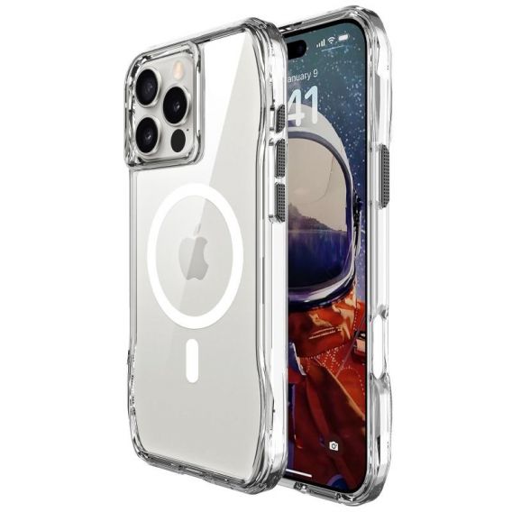Чохол TPU Space Octagon with MagSafe для Apple iPhone 16 Pro Max, Clear