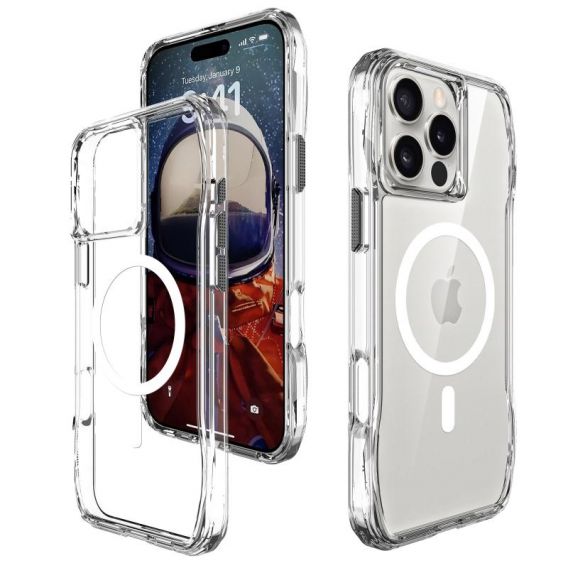 Чохол TPU Space Octagon with MagSafe для Apple iPhone 16 Pro Max, Clear