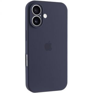 Чохол Silicone Case Full Camera Protective (AA) Apple iPhone 17, Темно-синій / Midnight blue