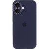 Чохол Silicone Case Full Camera Protective (AA) Apple iPhone 17, Темно-синій / Midnight blue