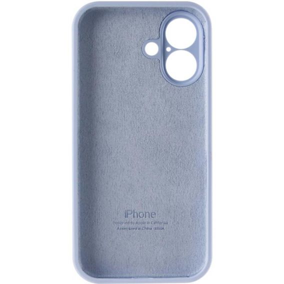 Чохол Silicone Case Full Camera Protective (AA) для Apple iPhone 17, Синій / Lilac Blue