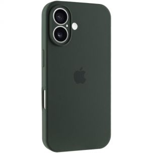 Чохол Silicone Case Full Camera Protective (AA) для Apple iPhone 17, Зелений / Cyprus Green