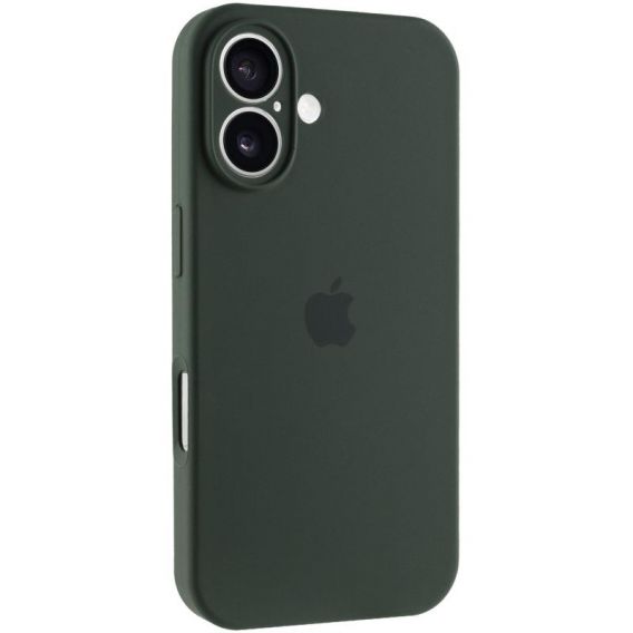 Чохол Silicone Case Full Camera Protective (AA) для Apple iPhone 17, Зелений / Cyprus Green