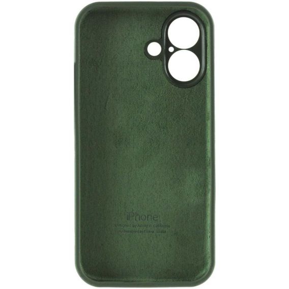 Чохол Silicone Case Full Camera Protective (AA) для Apple iPhone 17, Зелений / Cyprus Green