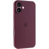 Чохол Silicone Case Full Camera Protective (AA) для Apple iPhone 17, Бордовий / Plum