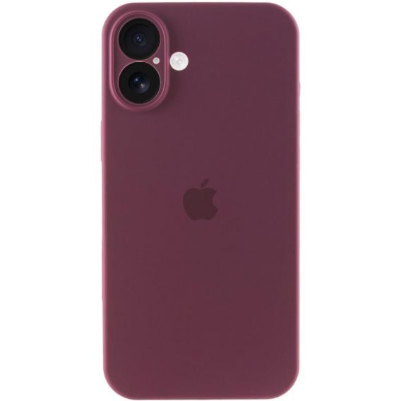 Чохол Silicone Case Full Camera Protective (AA) для Apple iPhone 17, Бордовий / Plum