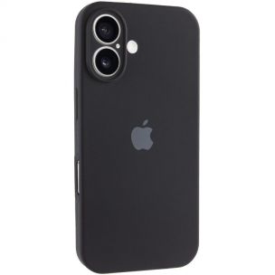 Чохол Silicone Case Full Camera Protective (AA) для Apple iPhone 17, Чорний / Black