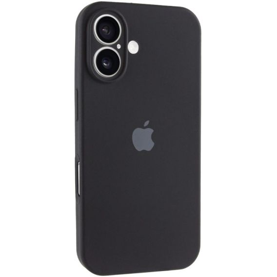 Чохол Silicone Case Full Camera Protective (AA) для Apple iPhone 17, Чорний / Black
