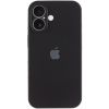 Чохол Silicone Case Full Camera Protective (AA) для Apple iPhone 17, Чорний / Black