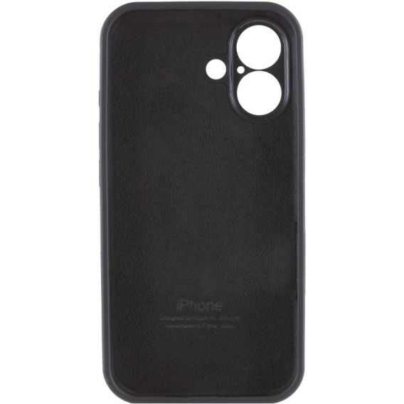 Чохол Silicone Case Full Camera Protective (AA) для Apple iPhone 17, Чорний / Black