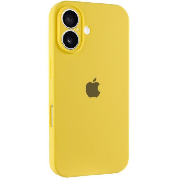 Чохол Silicone Case Full Camera Protective (AA) для Apple iPhone 17, Жовтий / Yellow
