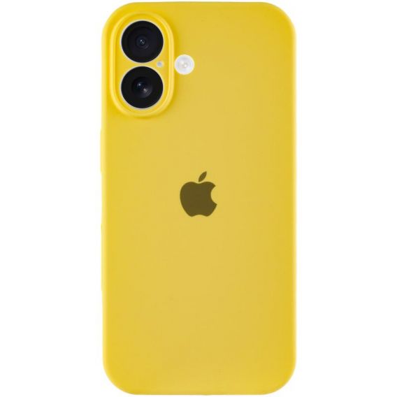 Чохол Silicone Case Full Camera Protective (AA) для Apple iPhone 17, Жовтий / Yellow
