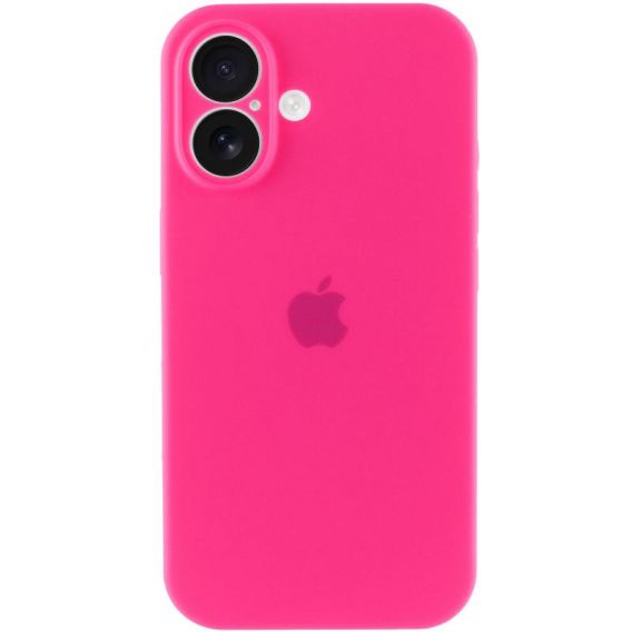 Чохол Silicone Case Full Camera Protective (AA) Apple iPhone 17, Рожевий / Barbie pink