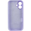 Чохол Silicone Case Full Camera Protective (AA) для Apple iPhone 17, Бузковий / Dasheen