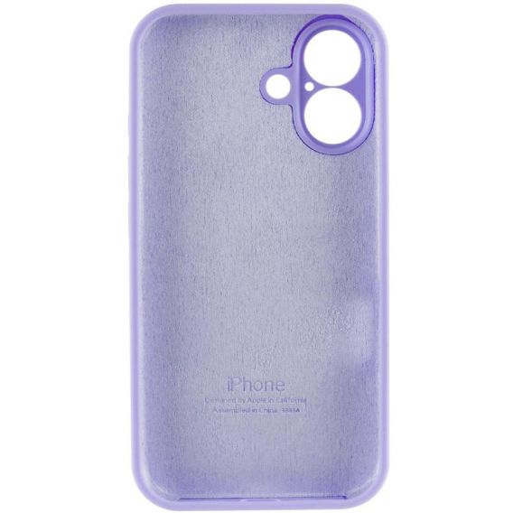 Чохол Silicone Case Full Camera Protective (AA) для Apple iPhone 17, Бузковий / Dasheen