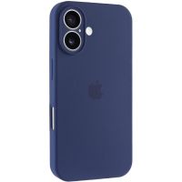 Чохол Silicone Case Full Camera Protective (AA) для Apple iPhone 17, Синій / Deep navy