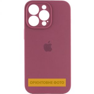 Чехол Silicone Case Full Camera Protective (AA) для Apple iPhone 17 Air, Бордовый / Plum