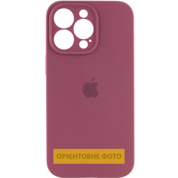 Чохол Silicone Case Full Camera Protective (AA) для Apple iPhone 17 Air, Бордовий / Plum