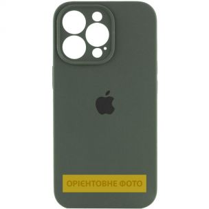 Чехол Silicone Case Full Camera Protective (AA) для Apple iPhone 17 Air, Зеленый / Cyprus Green