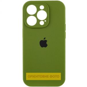 Чехол Silicone Case Full Camera Protective (AA) для Apple iPhone 17 Air, Зеленый / Dark Olive