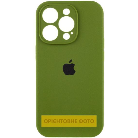 Чохол Silicone Case Full Camera Protective (AA) для Apple iPhone 17 Air, Зелений / Dark Olive