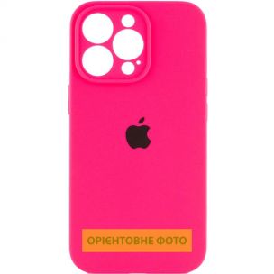 Чехол Silicone Case Full Camera Protective (AA) для Apple iPhone 17 Air, Розовый / Barbie pink