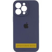 Чехол Silicone Case Full Camera Protective (AA) для Apple iPhone 17 Air (6.5) Темно-синий / Midnight blue
