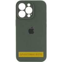Чохол Silicone Case Full Camera Protective (AA) для Apple iPhone 17 Pro, Зелений / Cyprus Green