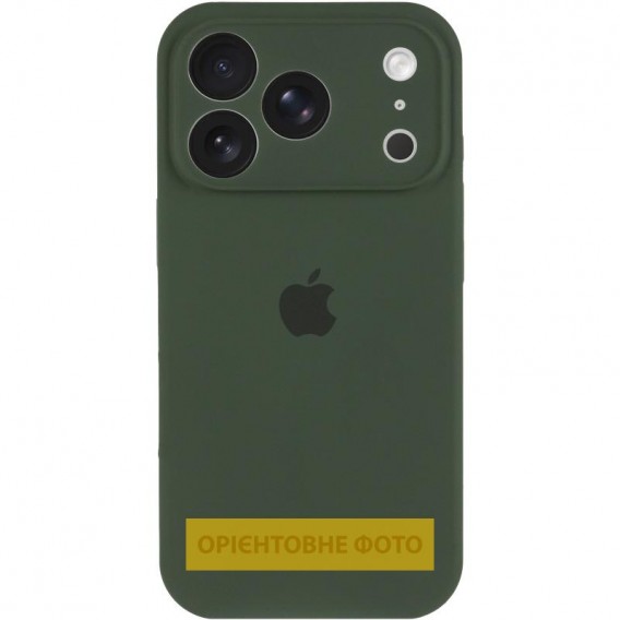 Чохол для iPhone 17 Pro Silicone Case Full Protective (Cyprus Green)