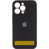 Чохол Silicone Case Full Camera Protective (AA) для Apple iPhone 17 Pro (6.3") Чорний / Black