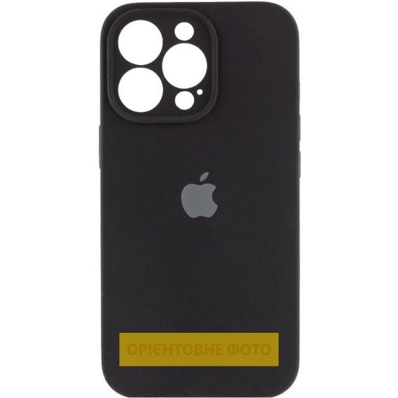Чохол Silicone Case Full Camera Protective (AA) для Apple iPhone 17 Pro, Чорний / Black