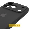 Чохол Silicone Case Full Camera Protective (AA) для Apple iPhone 17 Pro (6.3") Чорний / Black