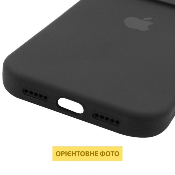 Чохол Silicone Case Full Camera Protective (AA) для Apple iPhone 17 Pro (6.3") Чорний / Black
