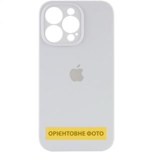 Чехол Silicone Case Full Camera Protective (AA) для Apple iPhone 17 Pro Max, Белый / White