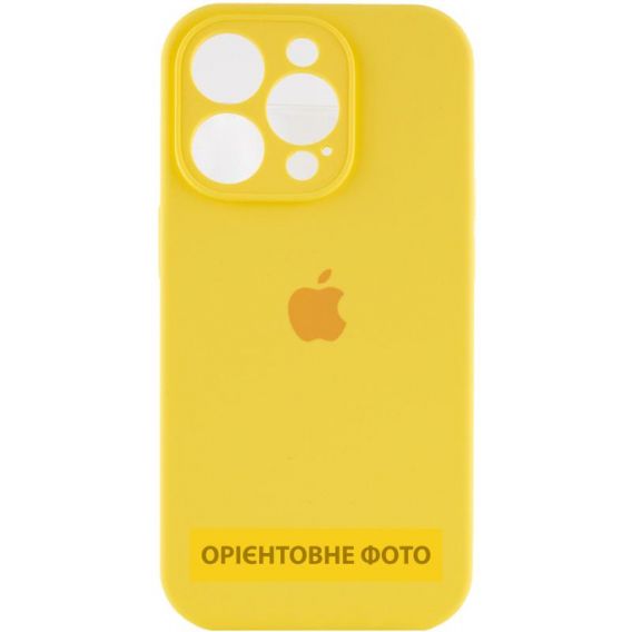Чохол Silicone Case Full Camera Protective (AA) для Apple iPhone 17 Pro Max, Жовтий / Yellow