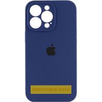 Чохол Silicone Case Full Camera Protective (AA) для Apple iPhone 17 Pro Max, Синій / Deep navy