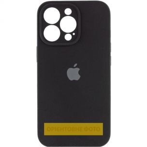Чехол Silicone Case Full Camera Protective (AA) для Apple iPhone 17 Pro Max, Черный / Black