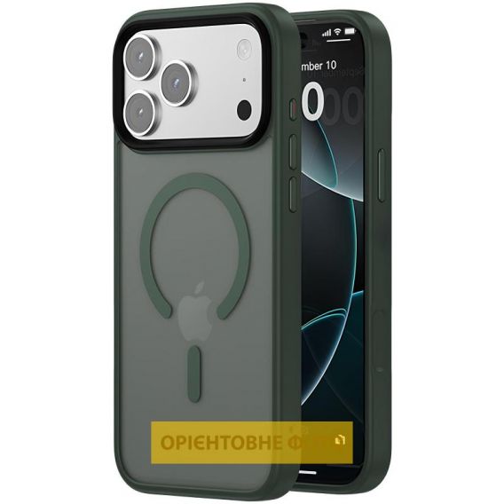 Чохол Ummi Colorful with MagSafe для Apple iPhone 17, Зелений / Dark Green