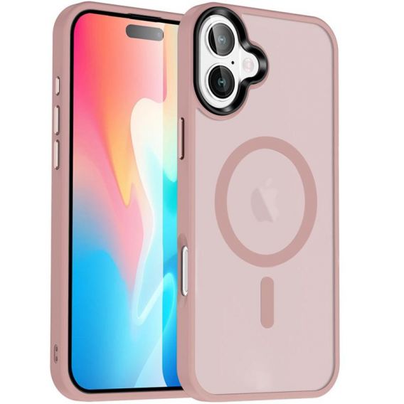 Чохол Ummi Colorful with MagSafe для Apple iPhone 16, Рожевий / Pink