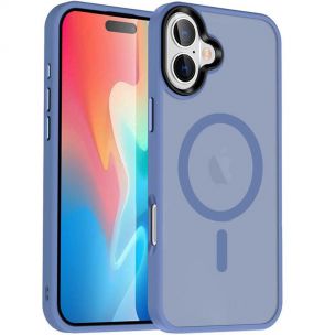 Чехол Ummi Colorful with MagSafe для Apple iPhone 16, Голубой / Sierra Blue Чехол Ummi Colorful with MagSafe для Apple iPhone 16, Голубой / Sierra Blue