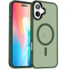 Чехол Ummi Colorful with MagSafe для Apple iPhone 16 (6.1 дюйма) Зеленый / Dark Green