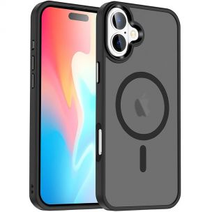 Чохол Ummi Colorful with MagSafe для Apple iPhone 16 Plus, Чорний / Black