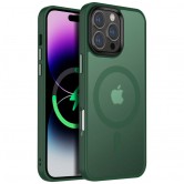 Чехол Ummi Colorful with MagSafe для Apple iPhone 16 Pro (6.3 дюйма) Зеленый / Dark Green Чехол Ummi Colorful with MagSafe для Apple iPhone 16 Pro (6.3 дюйма) Зеленый / Dark Green