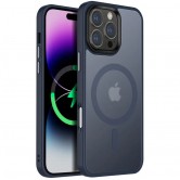 Чехол Ummi Colorful with MagSafe для Apple iPhone 16 Pro (6.3 дюйма) Синий / Navy Blue Чехол Ummi Colorful with MagSafe для Apple iPhone 16 Pro (6.3 дюйма) Синий / Navy Blue