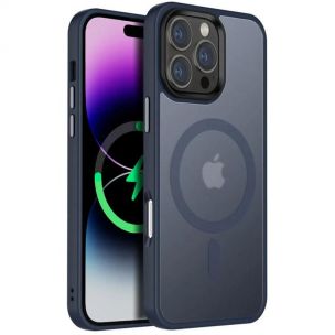 Чехол Ummi Colorful with MagSafe для Apple iPhone 16 Pro, Синий / Navy Blue