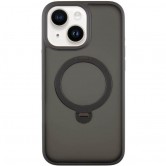 Чехол Ummi Colorful with MagSafe HQ Ring для Apple iPhone 15 (6.1 дюйма) Black