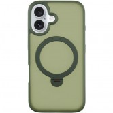 Чехол Ummi Colorful with MagSafe HQ Ring для Apple iPhone 16 (6.1 дюйма) Green